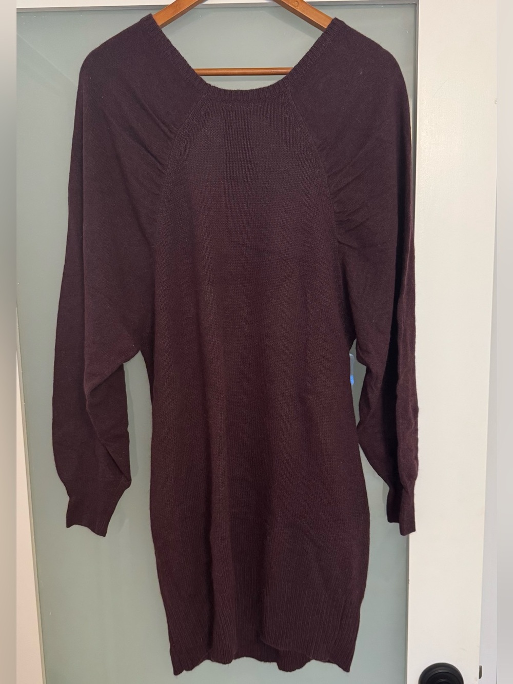 Diabless Paris Plum Open Back Knit Sweater Dress | Size T2